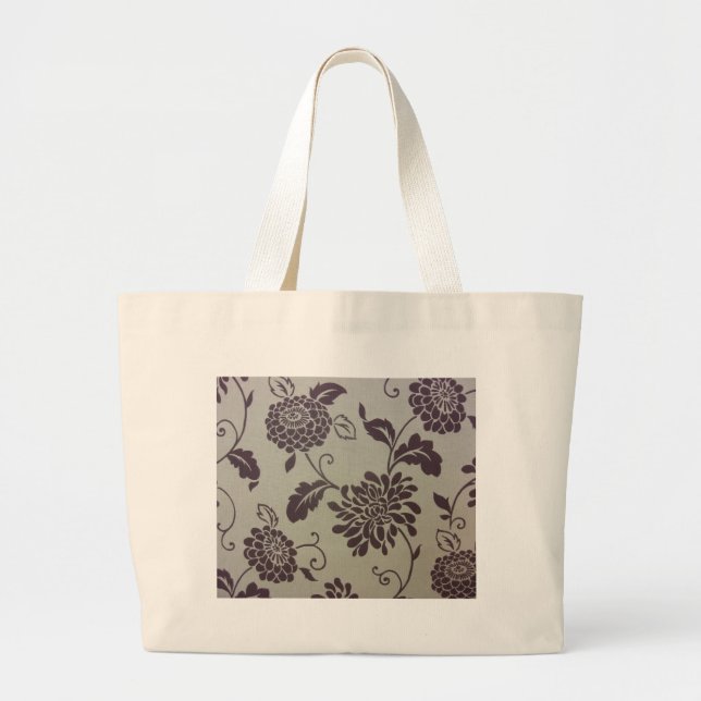 Grand Tote Bag Chrysanthèmes (Devant)