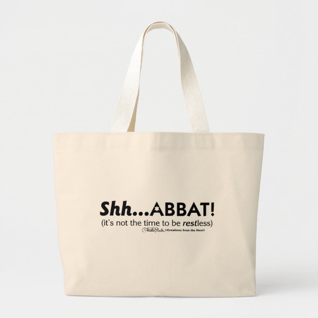 Grand Tote Bag Chut...abbat ! (Devant)