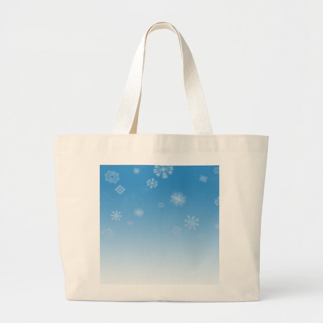 Grand Tote Bag Chutes de neige (Devant)