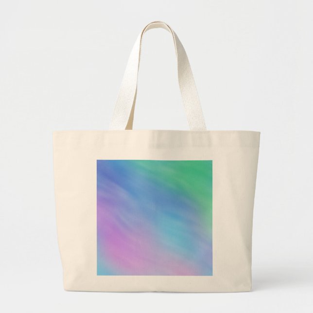 Grand Tote Bag Ciel bleu ciel doux (Devant)