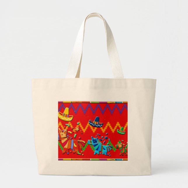 Grand Tote Bag Cinco De Mayo (Devant)