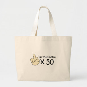 Grand Tote Bag cinquantième Anniversaire