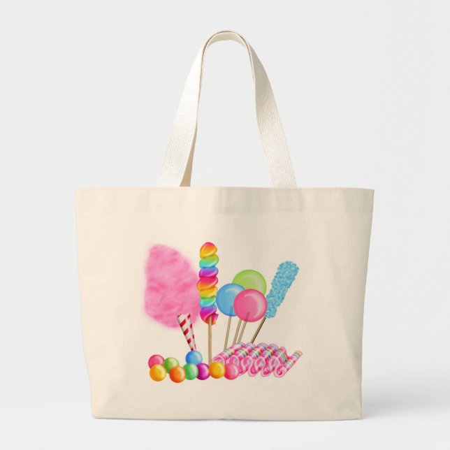 Grand Tote Bag Cirque de sucrerie (Devant)