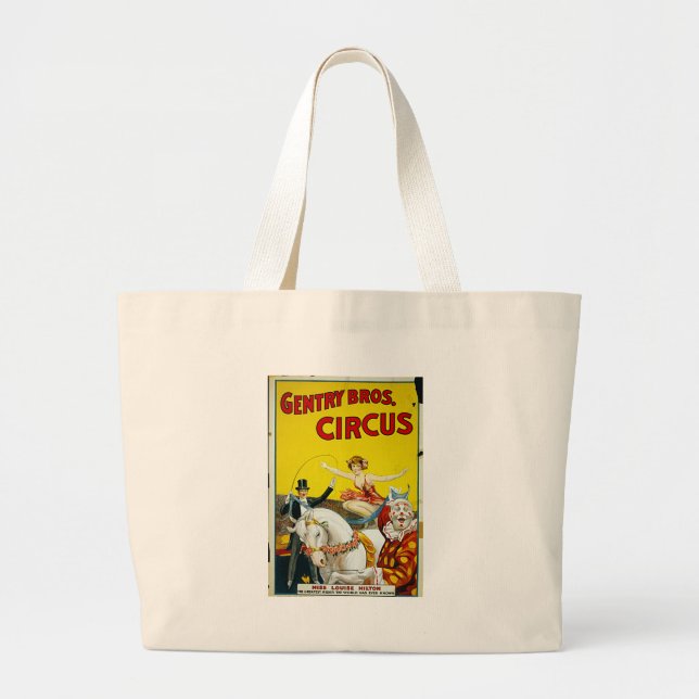 Grand Tote Bag Cirque Gentry Bros. (Devant)