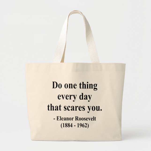 Grand Tote Bag Citation 2a d'Eleanor Roosevelt (Devant)