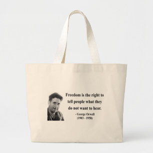 Grand Tote Bag Citation 4b de George Orwell