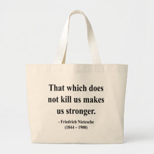 Grand Tote Bag Citation 5a de Nietzsche