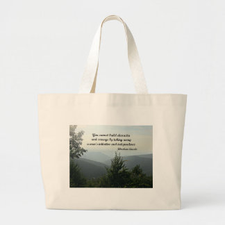 Grand Tote Bag Citation d'Abraham Niccoln : Vous ne pouvez pas co