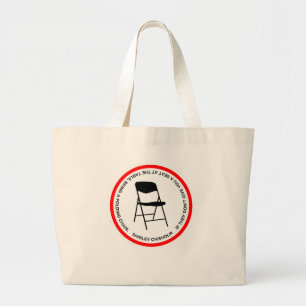 Grand Tote Bag Citation de chaise pliante Shirley Chisholm Empowe