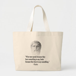 Grand Tote Bag Citation Par Platon