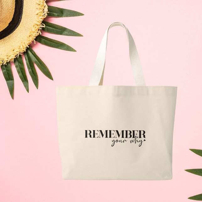 Grand Tote Bag Citations d'inspiration Boho (Créateur téléchargé)