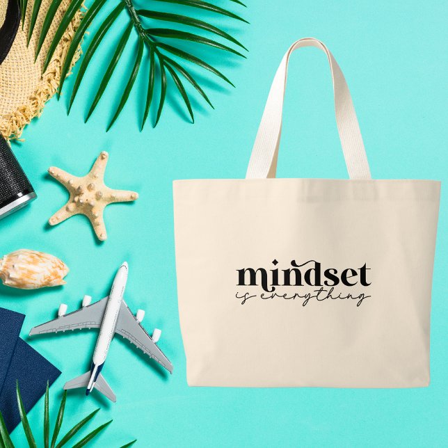 Grand Tote Bag Citations d'inspiration Boho (Créateur téléchargé)