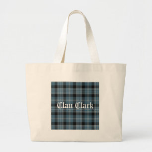 Grand Tote Bag Clan Clark Tartan
