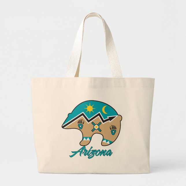 Grand Tote Bag Clan d'ours AZ (Devant)