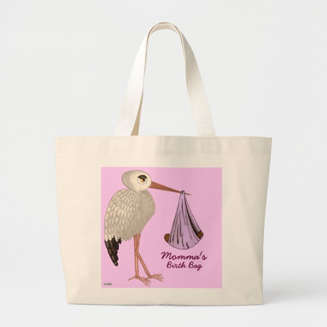 Grand Tote Bag Classic Stork (Devant)