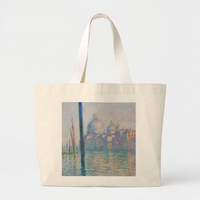 Grand Tote Bag Claude Monet Grand Canal Venise Italie Voyage (Devant)