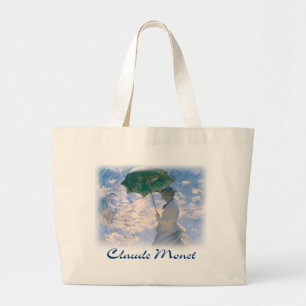 Grand Tote Bag Claude Monet - la promenade (détail)