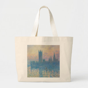 Grand Tote Bag Claude Monet Les Chambres du Parlement Coucher de