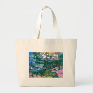 Grand Tote Bag Claude Monet Water Lilies 1917