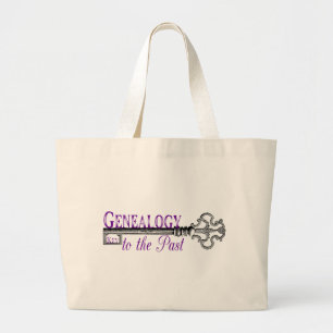 Grand Tote Bag Clé généalogique du passé