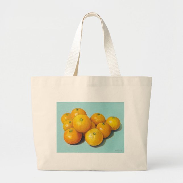 Grand Tote Bag Cléméntines Vie morte (Devant)