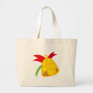 Grand Tote Bag Cloche de Noël
