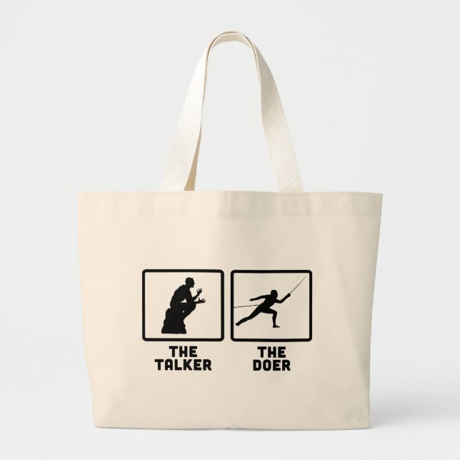 Grand Tote Bag Clôture (Devant)