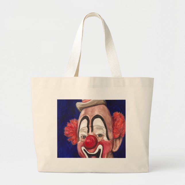 Grand Tote Bag Clown principal Lou Jacobs (Devant)