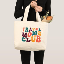 Club des mamans voyageurs Souvenir Style Rétro Gro