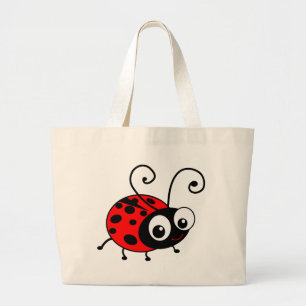 Grand Tote Bag Coccinelle mignonne