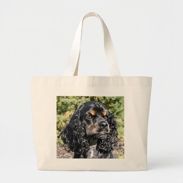 Grand Tote Bag Cocker Spaniel (Devant)