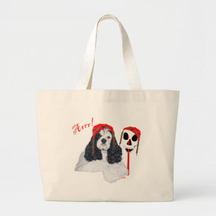 Grand Tote Bag Cocker Spaniel Américain Pirate
