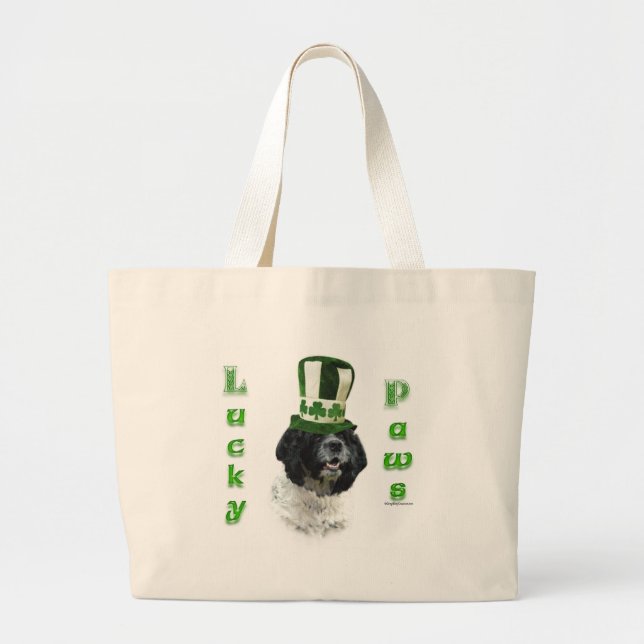 Grand Tote Bag Cocker Spaniel Lucky Paws (Devant)