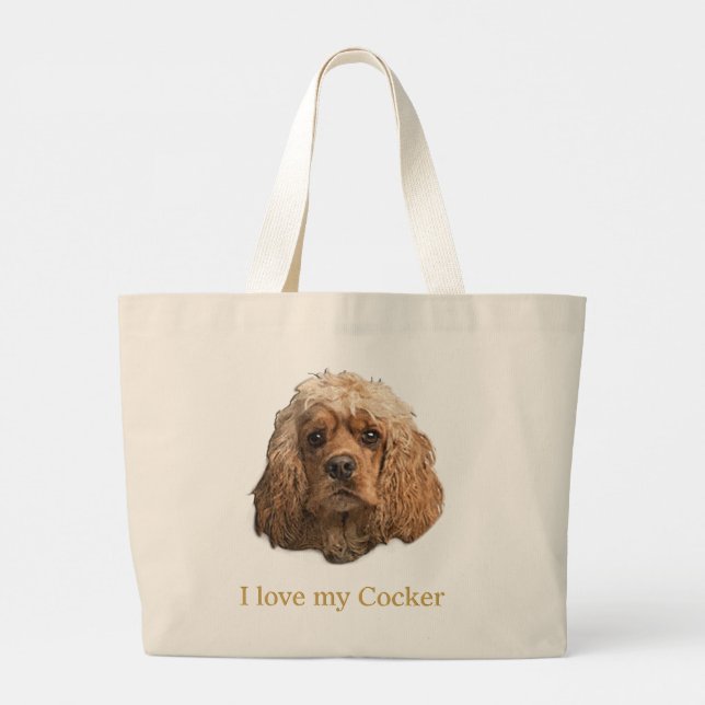 Grand Tote Bag cocker Spaniels (Dos)