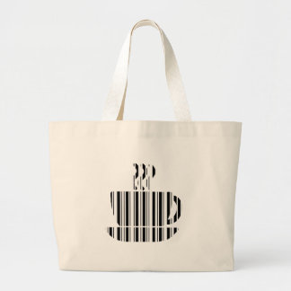 Grand Tote Bag CODE DE BARRE COFFRE CODE BOÎTE Code-barres Motif 