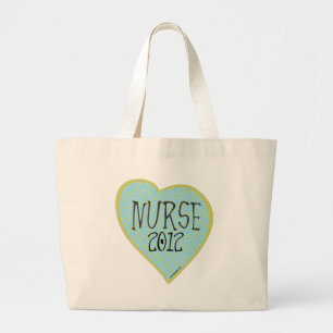 Grand Tote Bag Coeur 2012 d'infirmière