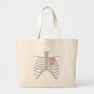 Grand Tote Bag Coeur en cage