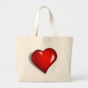 GRAND TOTE BAG COEUR ROUGE