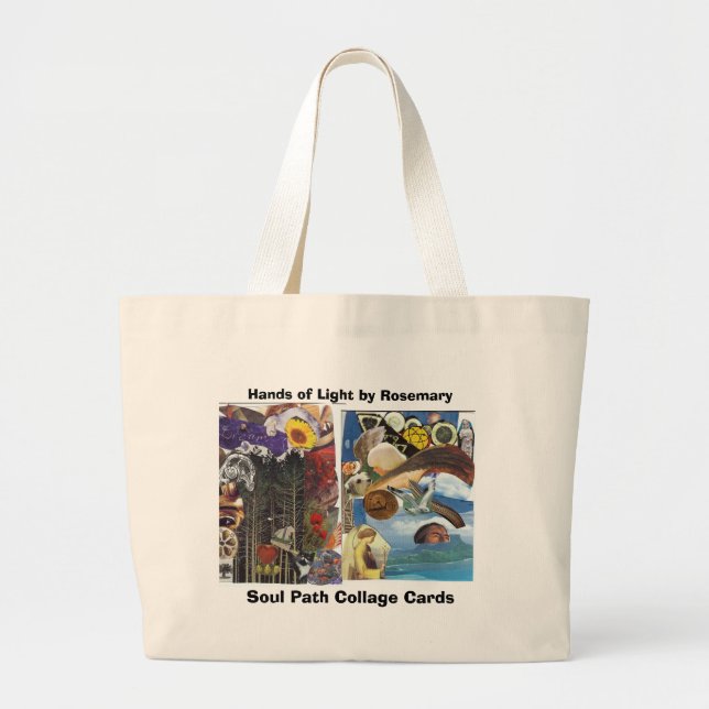 Grand Tote Bag collage fourre-tout (Devant)