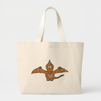 Grand Tote Bag Collection de dinosaure de ptérodactyle de crayon
