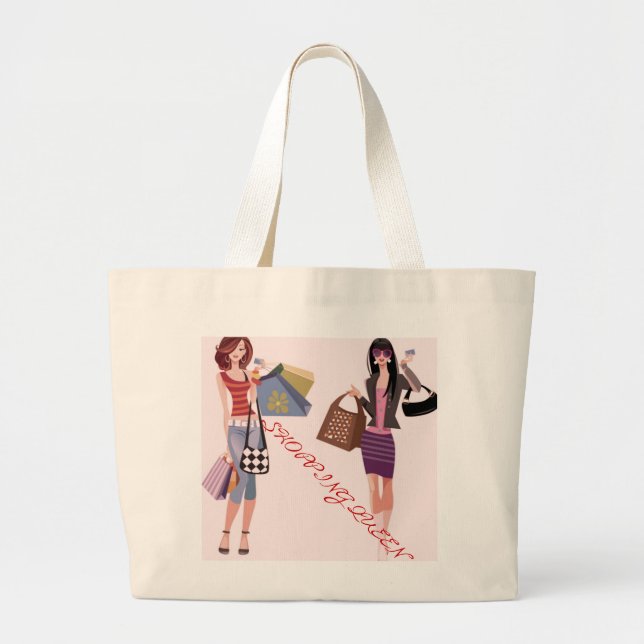 GRAND TOTE BAG COLLECTION SHOPPING REINE (Devant)