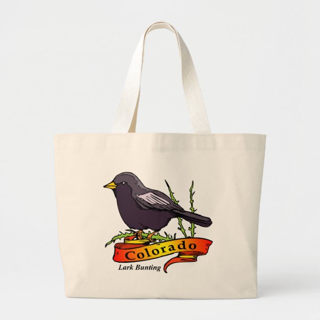 Grand Tote Bag Colorado Lark Bunting (Devant)