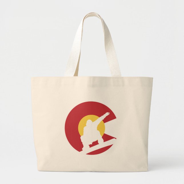 Grand Tote Bag Colorado Snowboard (Devant)