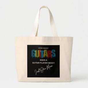 Grand Tote Bag Combien De Guitares Un Guitariste A-T-Il Besoin Ju