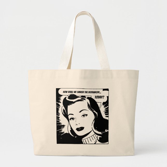 Grand Tote Bag Comment briserons-nous le patriarcat aujourd'hui ? (Devant)