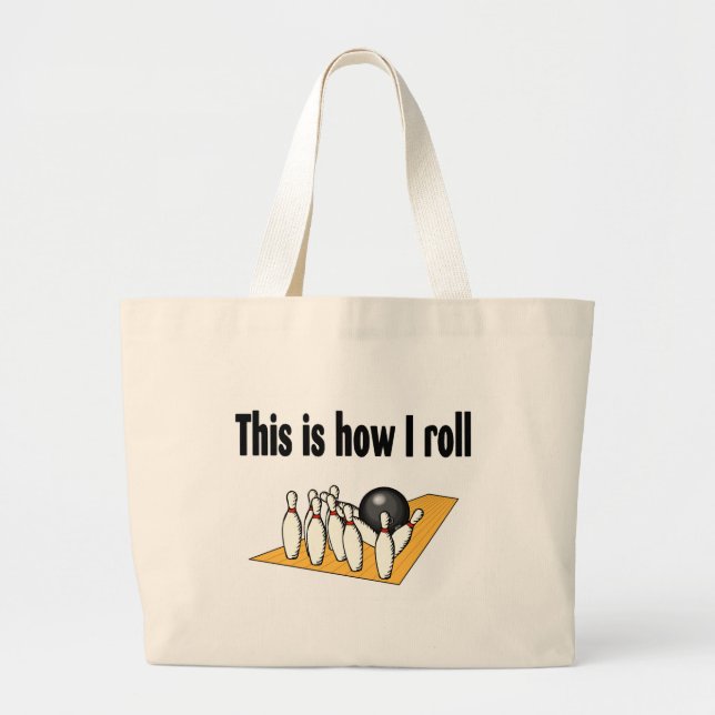 Grand Tote Bag Comment je roule (Devant)