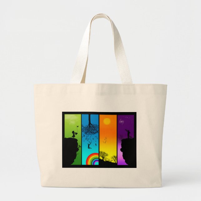 Grand Tote Bag commuté (Devant)