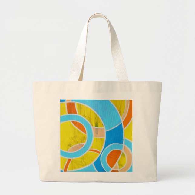 Grand Tote Bag Composition #23 par Michael Moffa (Devant)