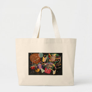 Grand Tote Bag Composition Kandinsky X Oeuvre Abstraite
