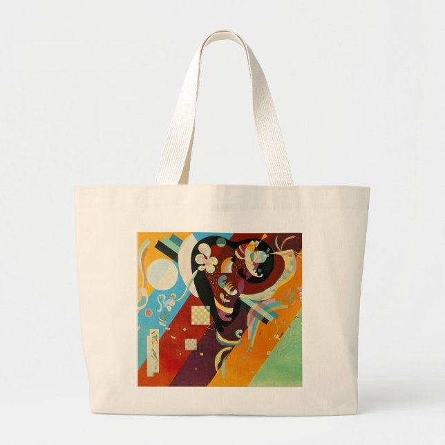 Grand Tote Bag Compositon Abstrait Kandinsky IX (Devant)